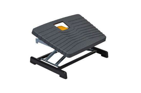 Image de BakkerElkhuizen Pro 952 Footrest Noir, Gris, Orange (BNEFRP952)
