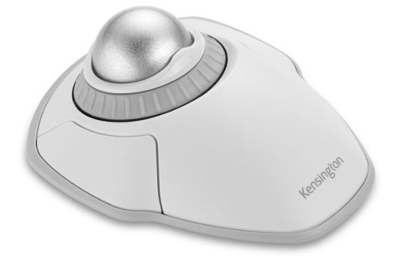 Image de Kensington Trackball Orbit® sans fil avec molette – Blanc (K70993WW)