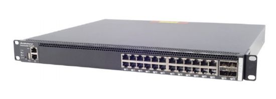 Image de Lenovo RackSwitch G7028 Géré L2 Gigabit Ethernet (10/100/1000) 1U Noir (7159BAX)