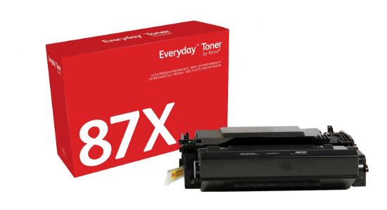 Image de Toner Everyday™ _OEM_NAME_ Noir de Xerox compatible avec HP 87X (CF287X), Grande capacité (006R03653)
