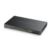 Image de Zyxel commutateur réseau Géré L2 Gigabit Ethernet (10/100/1000) Connexion Ethernet, supportant l'alimentation via ce port (PoE) Noir (GS2220-28HP-EU0101F)