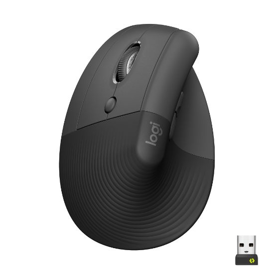 Image de Logitech Lift souris Bureau Gauche RF sans fil + Bluetooth Optique 4000 DPI (910-006474)