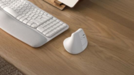 Image de Logitech Lift souris Bureau Droitier RF sans fil + Bluetooth Optique 4000 DPI (910-006475)