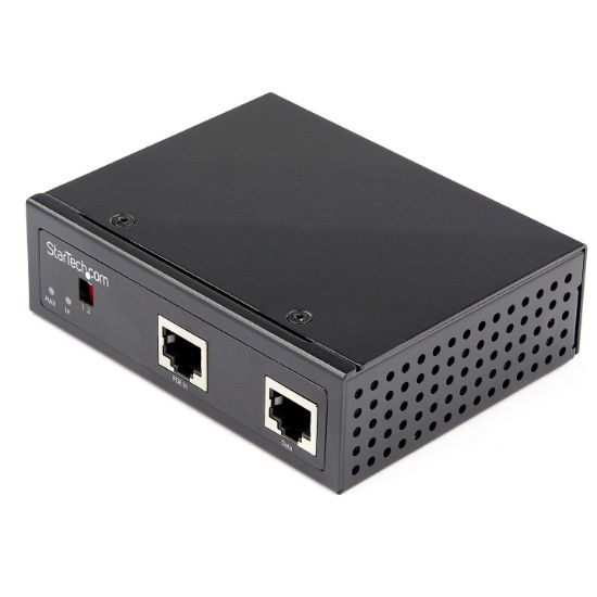 Image de StarTech.com Splitter Gigabit PoE - Répartiteur Power over Ethernet à Haute Vitesse PoE+++ 90W - Splitter 12-48V DC 802.3bt - Adaptateur LAN/RJ45 Ultra PoE vers DC - -40C to ... (POESLT1G48V)