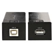 Image de StarTech.com Prolongateur USB 2.0 Jusqu'à 150m sur Câble Ethernet Cat5e/Cat6 - Extender/Extendeur USB 2.0 - Extension USB 2.0 via Ethernet sur Câble LAN avec RJ45 (C15012-USB-EXTENDER)