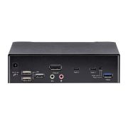 Image de StarTech.com Switch KVM USB C - KVM DisplayPort à 2 ports Vidéo HDR UHD 4K 60Hz - Audio 3.5, Hub 5Gbps 4x USB HID et 2x USB 1 3.2 Gen 1 - Commutateur KVM USB Type-C - Compatib ... (SV231DPUCA)
