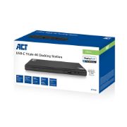 Image de ACT station d'accueil Avec fil USB 3.2 Gen 1 (3.1 Gen 1) Type-C Noir (AC7048)