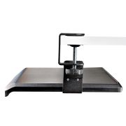 Image de StarTech.com Support Clavier Coulissant Sous Bureau - Support Clavier Ergonomique à Pince en C - Tiroir Clavier Coulissant, Jusqu'à 12kg - Tablette Coulissante, Clav ... (KEYBOARD-TRAY-CLAMP1)