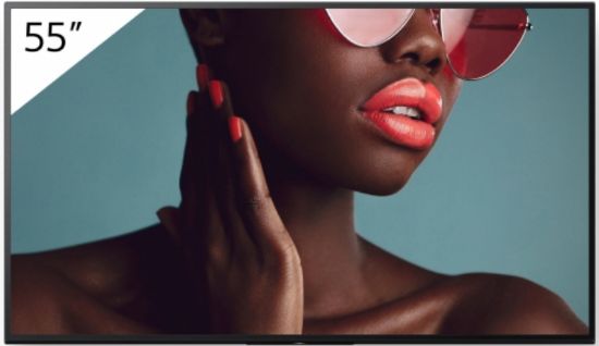 Image de Sony Écran d'affichage dynamique Écran plat de signalisation numérique 139,7 cm (55") LCD Wifi 700 cd/m² 4K Ultra HD Noir Android 24/7 (FW-55BZ40L)