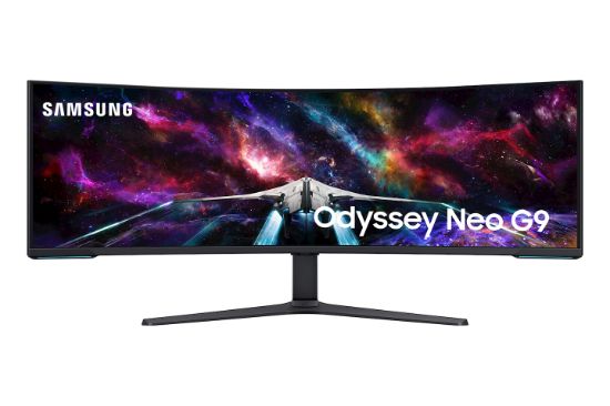 Image de Samsung G95NC écran plat de PC 144,8 cm (57") 7680 x 2160 pixels Dual UHD LED Noir, Blanc (LS57CG952NUXEN)