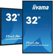 Image de iiyama Écran d'affichage dynamique Carte A numérique 80 cm (31.5") LED Wifi 500 cd/m² Full HD Noir Intégré dans le processeur Android 11 24/7 (LH3260HS-B1AG)