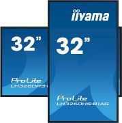 Image de iiyama Écran d'affichage dynamique Carte A numérique 80 cm (31.5") LED Wifi 500 cd/m² Full HD Noir Intégré dans le processeur Android 11 24/7 (LH3260HS-B1AG)