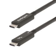 Image de StarTech.com Câble Thunderbolt 2 m 40 Gbit/s Noir (A40G2MB-TB4-CABLE)