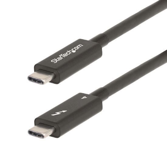 Image de StarTech.com Câble Thunderbolt 2 m 40 Gbit/s Noir (A40G2MB-TB4-CABLE)