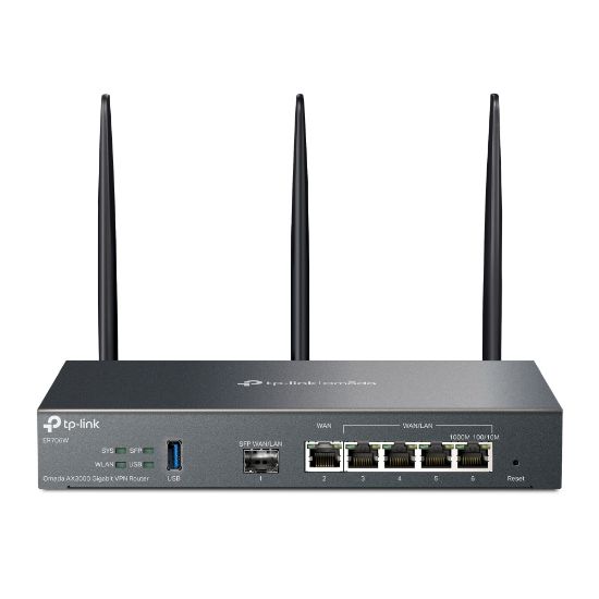 Image de TP-Link Omada routeur sans fil Gigabit Ethernet Bi-bande (2,4 GHz / 5 GHz) Noir (ER706W)