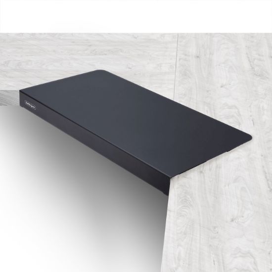 Image de StarTech.com Plateau pour Bureau d'Angle/en L, Rallonge de Bureau qui Augmente l'Espace pour le Clavier et la Souris, Plaque pour Bureau de 12,7 à 38,1 mm, Extension de Bureau ... (DSKCRNRSLV)