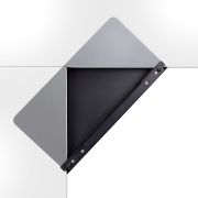 Image de StarTech.com Plateau pour Bureau d'Angle/en L, Rallonge de Bureau qui Augmente l'Espace pour le Clavier et la Souris, Plaque pour Bureau de 12,7 à 38,1 mm, Extension de Bureau ... (DSKCRNRSLV)