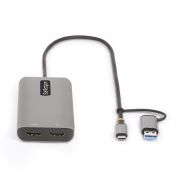 Image de StarTech.com Adaptateur Multiport USB-C avec Dongle USB-C vers USB-A, Double HDMI (4K30Hz/1080p60Hz), 3x USB-A 5Gbps, Mini Station d'Accueil de Voyage, Dock/Station d ... (167B-USBC-MULTIPORT)