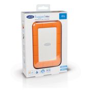 Image de LaCie Rugged Mini, 2TB 2000Go Aluminium,Orange disque dur externe (LAC9000298)