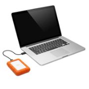 Image de LaCie Rugged Mini, 2TB 2000Go Aluminium,Orange disque dur externe (LAC9000298)