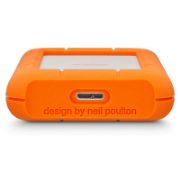 Image de LaCie Rugged Mini, 2TB 2000Go Aluminium,Orange disque dur externe (LAC9000298)