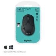 Image de Logitech M720 souris Droitier RF sans fil + Bluetooth Optique 1000 DPI (910-004791)