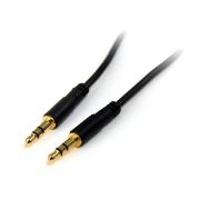 Image de StarTech.com câble audio 0,3 m 3,5mm Noir (MU1MMS)