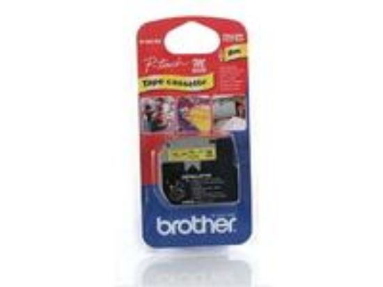 Image de Brother Z - Cassette à ruban pour étiqueteuse originale – Noir sur jaune, 12 mm de large (M-K631B)