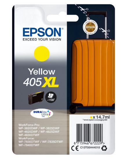 Image de Epson Singlepack Yellow 405XL DURABrite Ultra Ink (C13T05H44010)