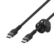 Image de Belkin BOOST?CHARGE PRO Flex câble USB 2 m USB 2.0 USB C Noir (CAB011BT2MBK)