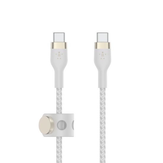 Image de Belkin BOOST?CHARGE PRO Flex câble USB 1 m USB 2.0 USB C Blanc (CAB011BT1MWH)