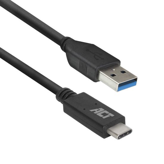 Image de ACT câble USB USB 3.2 Gen 1 (3.1 Gen 1) 2 m USB C USB A Noir (AC7417)