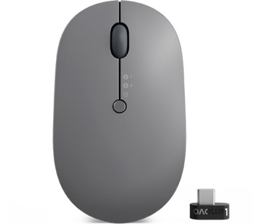 Image de Lenovo Go Multi-Device souris Bureau Ambidextre RF sans fil + Bluetooth Optique 2400 DPI (4Y51C21217)