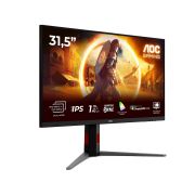Image de AOC G4 écran plat de PC 80 cm (31.5") 3840 x 2160 pixels 4K Ultra HD Noir, Rouge (U32G4U)