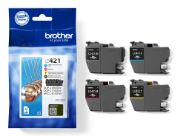Image de Brother LC421VAL - Pack de 4 cartouches d'encre originales (LC421VALDR)