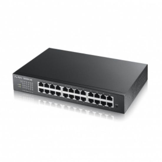Image de Zyxel commutateur réseau Géré Gigabit Ethernet (10/100/1000) Noir (GS1900-24E)