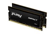 Image de Kingston Technology FURY 64GB 3200MT/s DDR4 CL20 SODIMM (Kit of 2) Impact (KF432S20IBK2/64)
