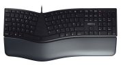 Image de CHERRY KC 4500 ERGO clavier Universel USB QWERTY Anglais britannique Noir (JK-4500GB-2)