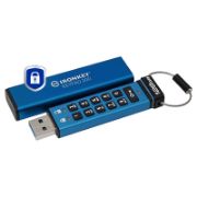 Image de Kingston Technology IronKey Keypad 200 de 128 Go, FIPS 140-3 niveau 3 (en attente), chiffrement AES-256 (IKKP200/128GB)