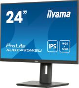 Image de iiyama ProLite écran plat de PC 61,2 cm (24.1") 1920 x 1200 pixels WUXGA LED Noir (XUB2495WSU-B7)