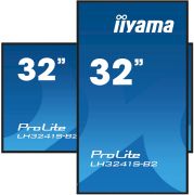 Image de iiyama Écran d'affichage dynamique En forme de kiosk 80 cm (31.5") LED 350 cd/m² Full HD Noir 24/7 (LH3241S-B2)