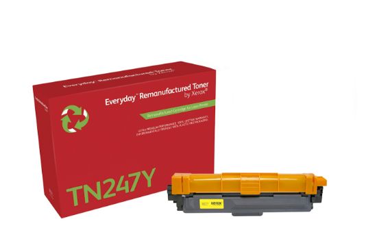 Image de Toner remanufacturé Jaune Everyday™ de Xerox compatible avec Brother TN247Y, Grande capacité (006R04520)