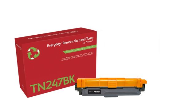 Image de Toner remanufacturé Noir Everyday™ de Xerox compatible avec Brother TN247BK, Grande capacité (006R04517)