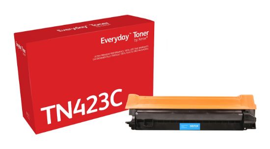 Image de Toner Cyan Everyday™ de Xerox compatible avec Brother TN-423C, Grande capacité (006R04760)