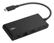 Image de ASUS Dual 4K USB-C Dock DC201 Avec fil USB 3.2 Gen 2 (3.1 Gen 2) Type-C Noir (90XB094N-BDS000)