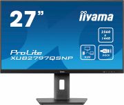 Image de iiyama ProLite écran plat de PC 68,6 cm (27") 2560 x 1440 pixels Quad HD LED Noir (XUB2797QSNP-B1)