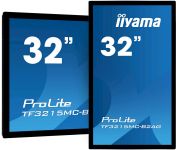 Image de iiyama ProLite écran plat de PC 80 cm (31.5") 1920 x 1080 pixels Full HD LED Écran tactile Kiosque Noir (TF3215MC-B2AG)