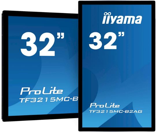 Image de iiyama ProLite écran plat de PC 80 cm (31.5") 1920 x 1080 pixels Full HD LED Écran tactile Kiosque Noir (TF3215MC-B2AG)