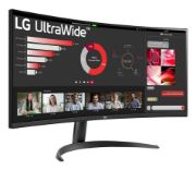 Image de LG 34WR50QK-B écran plat de PC 86,4 cm (34") 3440 x 1440 pixels Wide Quad HD Noir (34WR50QK-B.AEU)