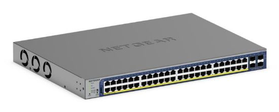 Image de NETGEAR GS752TXP Géré L2/L3/L4 10G Ethernet (100/1000/10000) Connexion Ethernet, supportant l'alimentation via ce port (PoE) Noir (GS752TXP-300EUS)